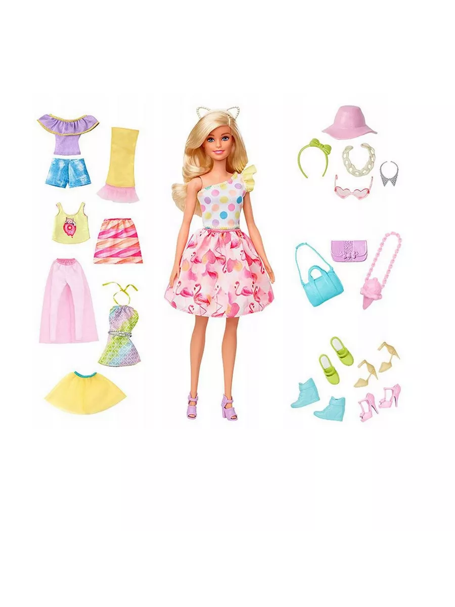 Кукла Barbie Набор Модной Одежды GFB83 Barbie 192688208 купить за 3 774 ₽ в  интернет-магазине Wildberries