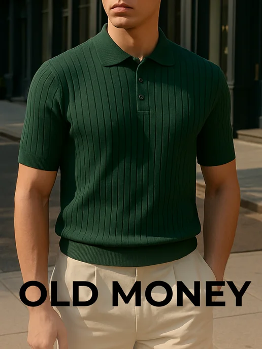 Футболка поло с коротким рукавом old money OldZone