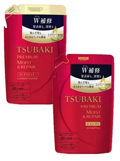 Shiseido Premium Moist Шампунь и кондиционер для волос 330мл TSUBAKI 192715485 купить за 1 142 ₽ в интернет-магазине Wildberries