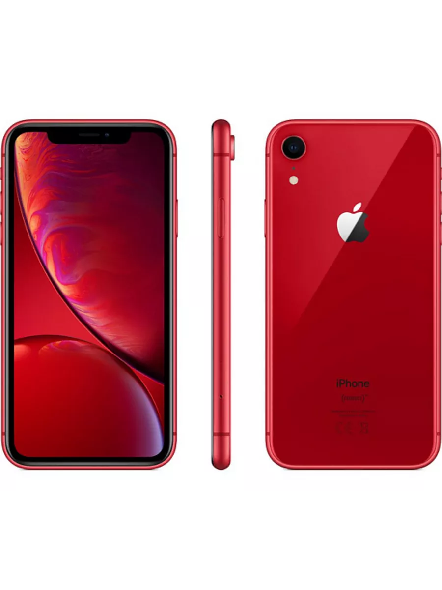 Смартфон Apple iPhone XR 128 ГБ красный Восстановлен Apple 192754847 купить  за 16 689 ₽ в интернет-магазине Wildberries