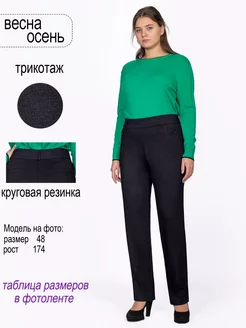 Брюки классические на резинке POLLINE 192756208 купить за 1 302 ₽ в интернет‑магазине Wildberries