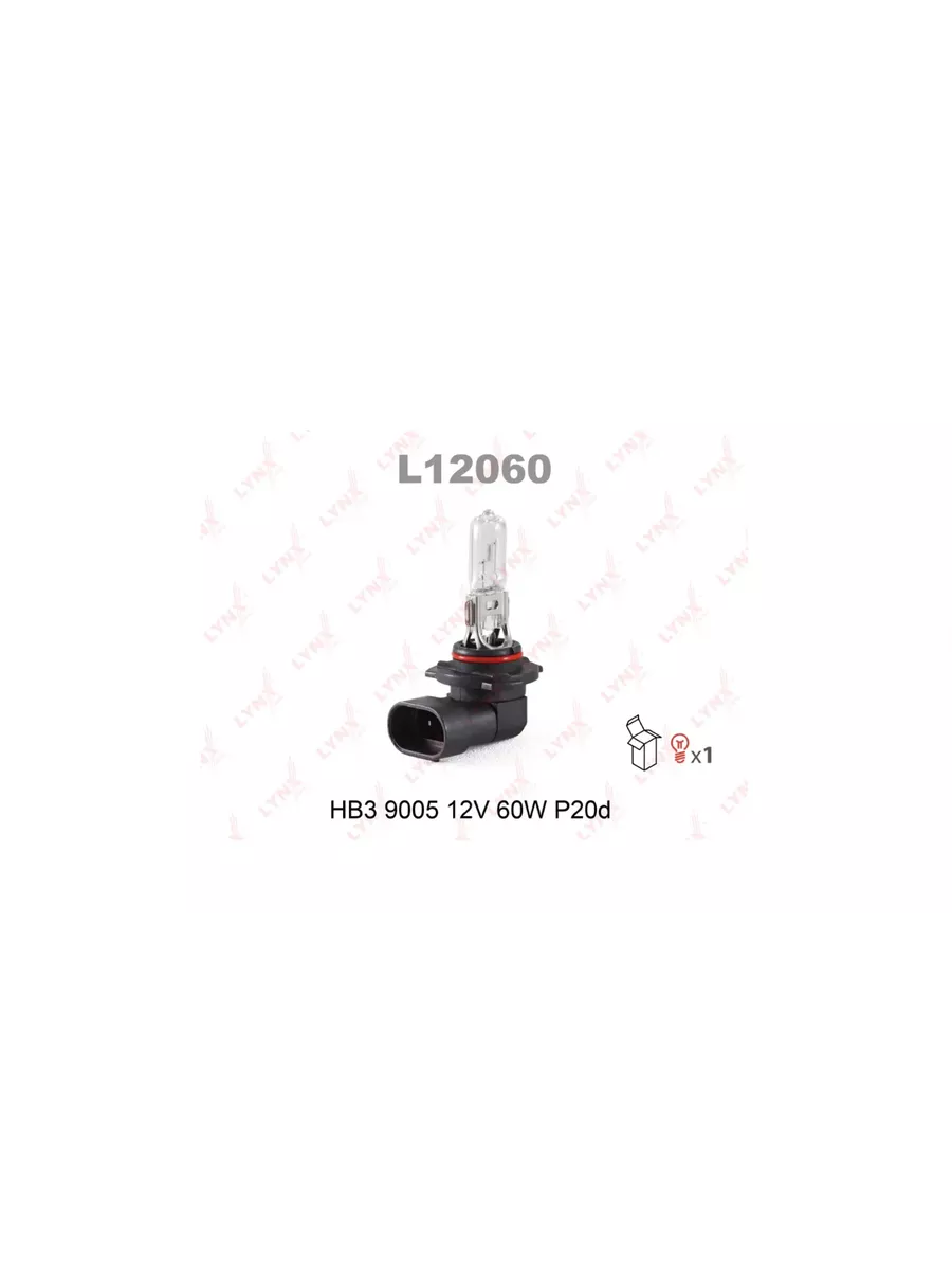 Лампа авто галоген HB3 12V 60W P20d тёплый свет стандарт LYNX 192774332  купить за 464 ₽ в интернет-магазине Wildberries