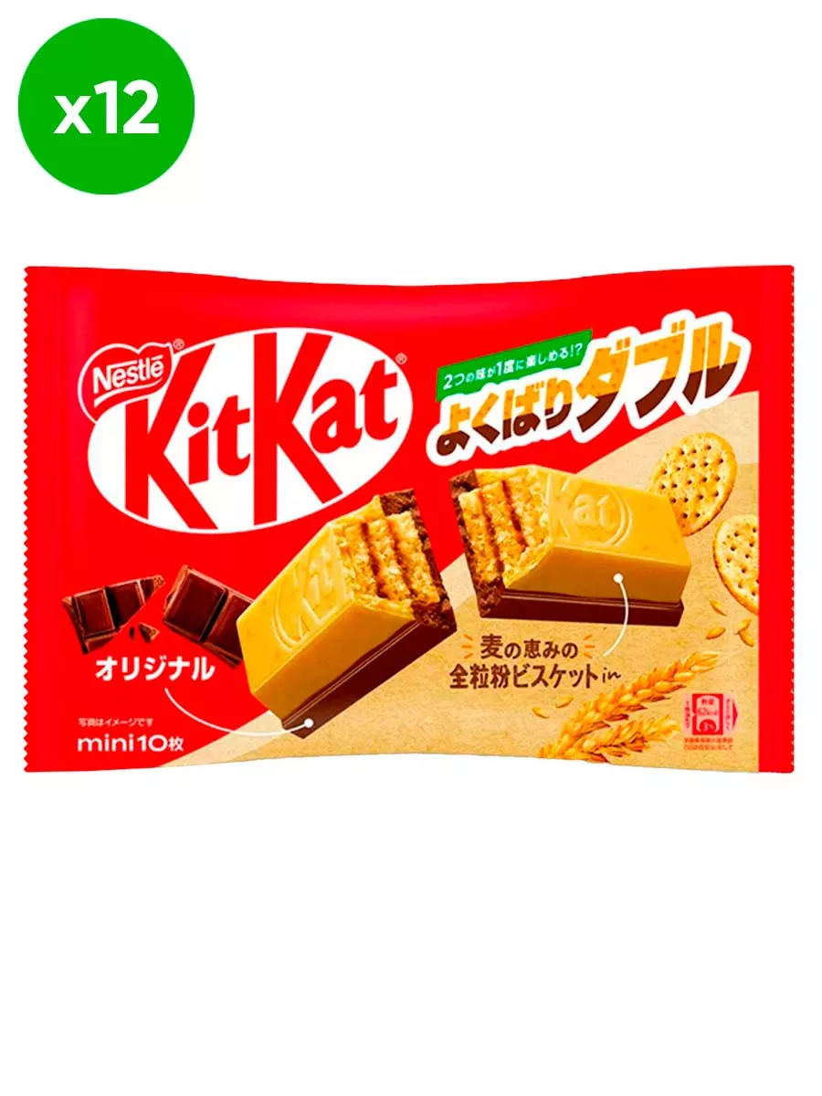 Kitkat Шоколадный батончик КитКат Mini Biscuit бисквит, 116 г