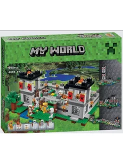 Конструктор My World 10472 Крепость, 990дет Конструктор Minecraft 192809258 купить за 2 240 ₽ в интернет-магазине Wildberries