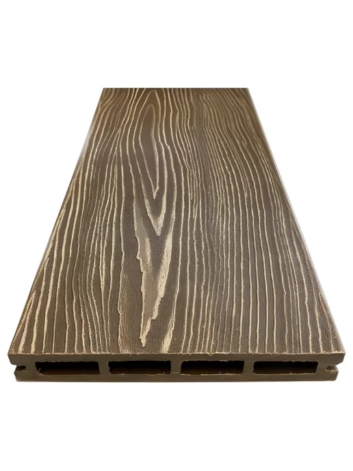 Altay Decking Террасная доска ДПК Серый 1500х140х20 мм 2 шт, 140x20 мм, 2 шт, орех, фото 4