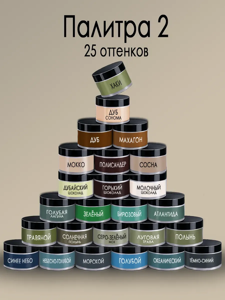 Меловая краска для мебели и дерева без запаха дымчато-белая фото 11