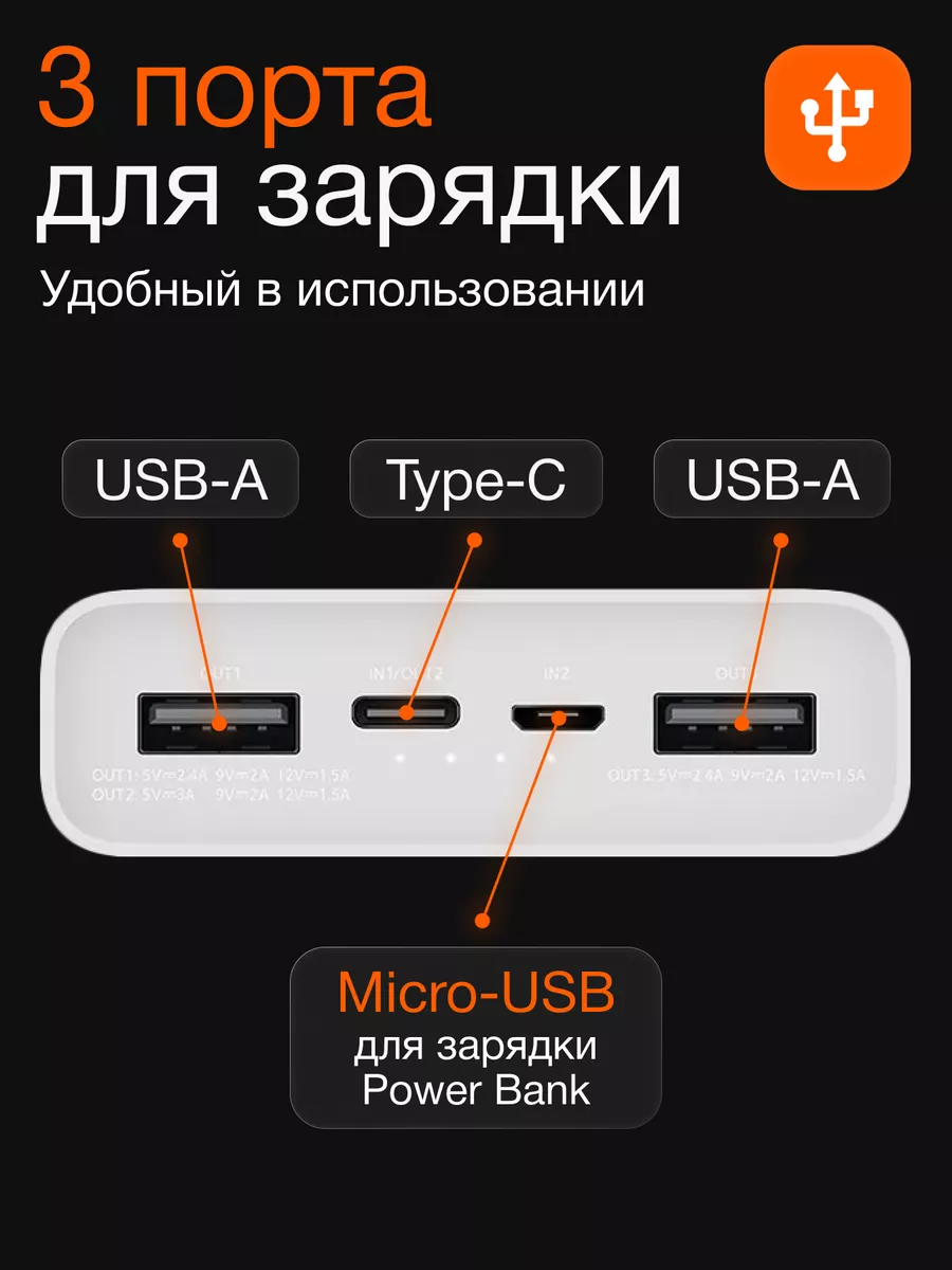 Mi Power Bank 3 Pro 20000 Купить