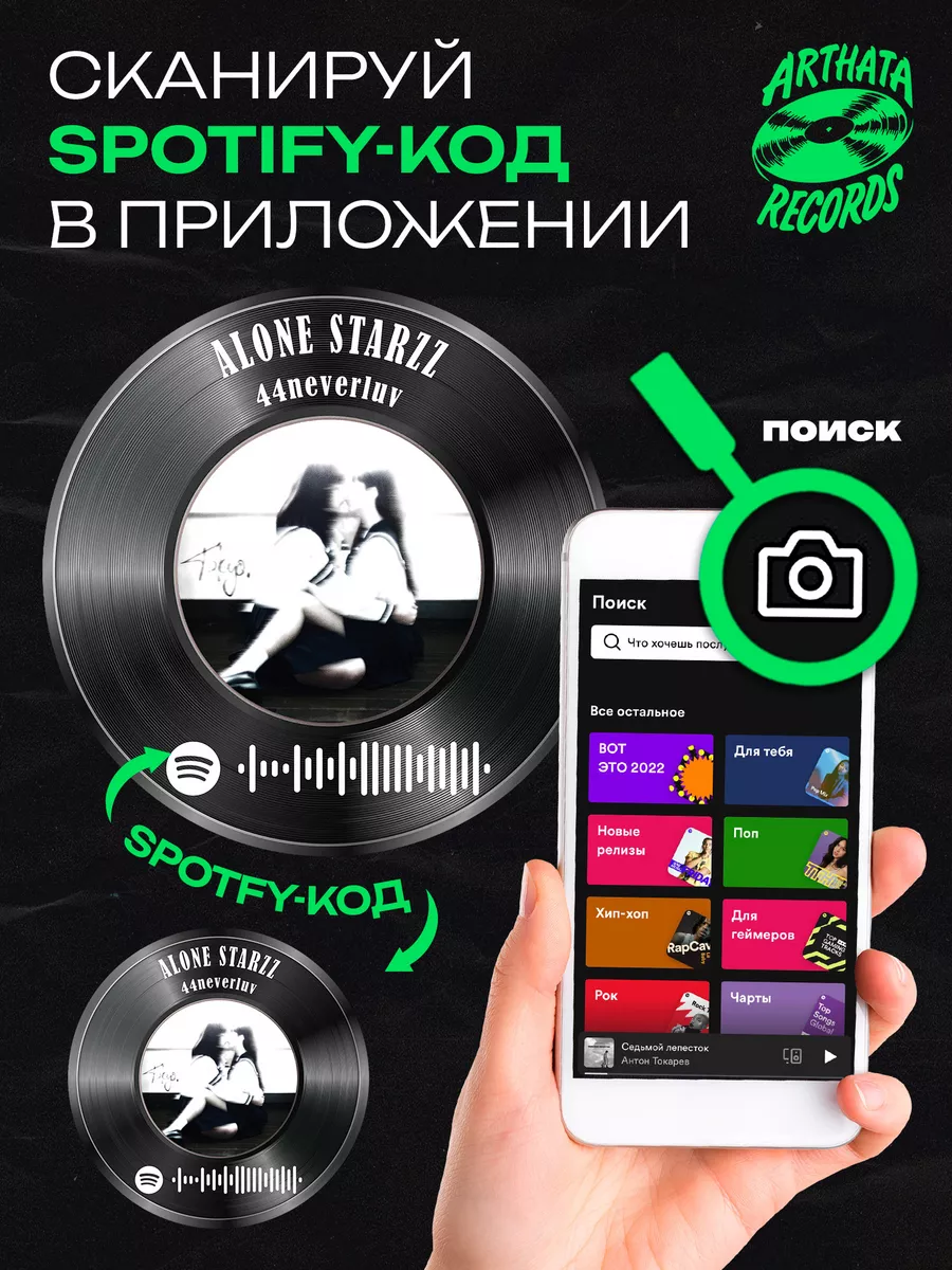 Spotify Пластинка - 44neverluv - Alone Starzz Arthata-Records 192862411  купить за 581 ₽ в интернет-магазине Wildberries