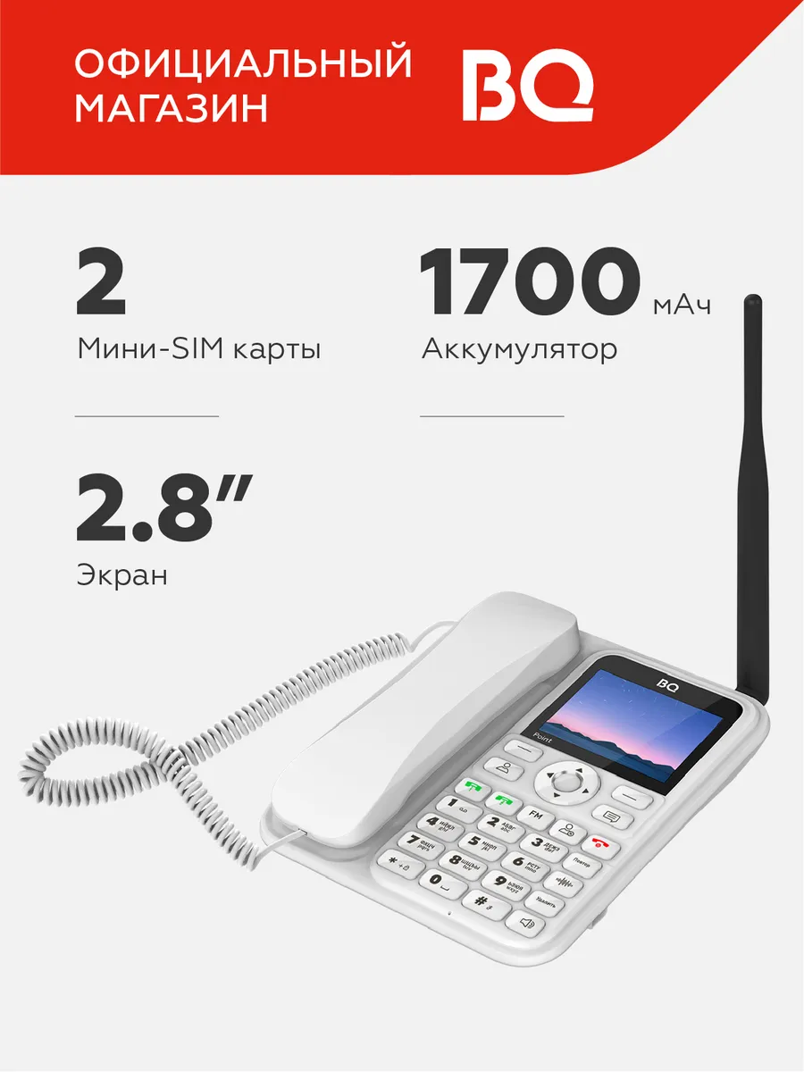 Стационарный телефон c 2 SIM-картами 2839 Point
