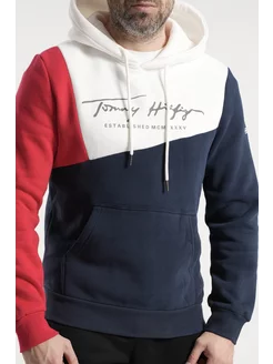 Худи с начесом Hilfiger tommy 192913763 купить за 2 401 ₽ в интернет-магазине Wildberries