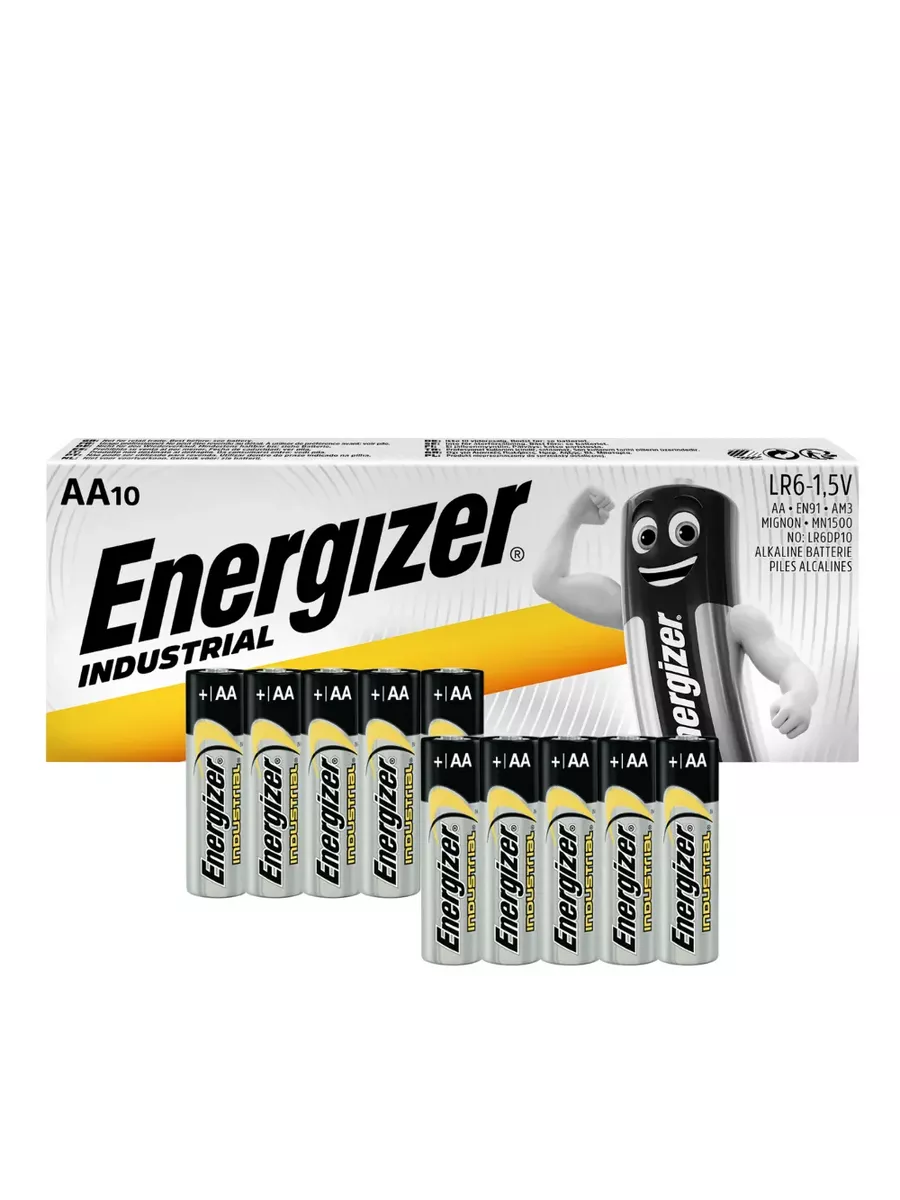 AA LR6 Alkaline 1 5V 10pack Industrial Energizer 192945103 980 Wildberries