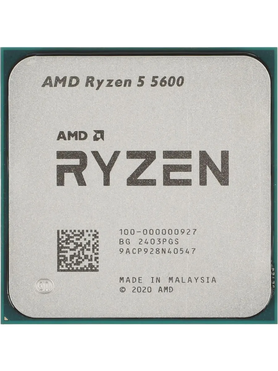 Процессор Ryzen 5 5600 (3.5 ГГц, AM4, OEM) AMD 193026682 купить за 10 906 ₽ в интернет‑магазине Wildberries