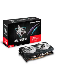 Видеокарта Radeon RX7600 Hellhound 8GB, RX7600 8G-L/OC PowerColor 193060884 купить за 29 673 ₽ в интернет-магазине Wildberries