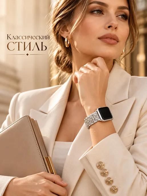 ЛКЛаб Ремешок для Apple Watch 40 41 42 mm, серый, фото 3