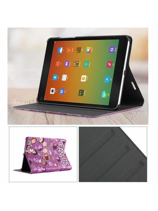 Fanoya Защитный чехол-книжка для планшета Xiaomi Mipad 2, фиолетовый, фото 2
