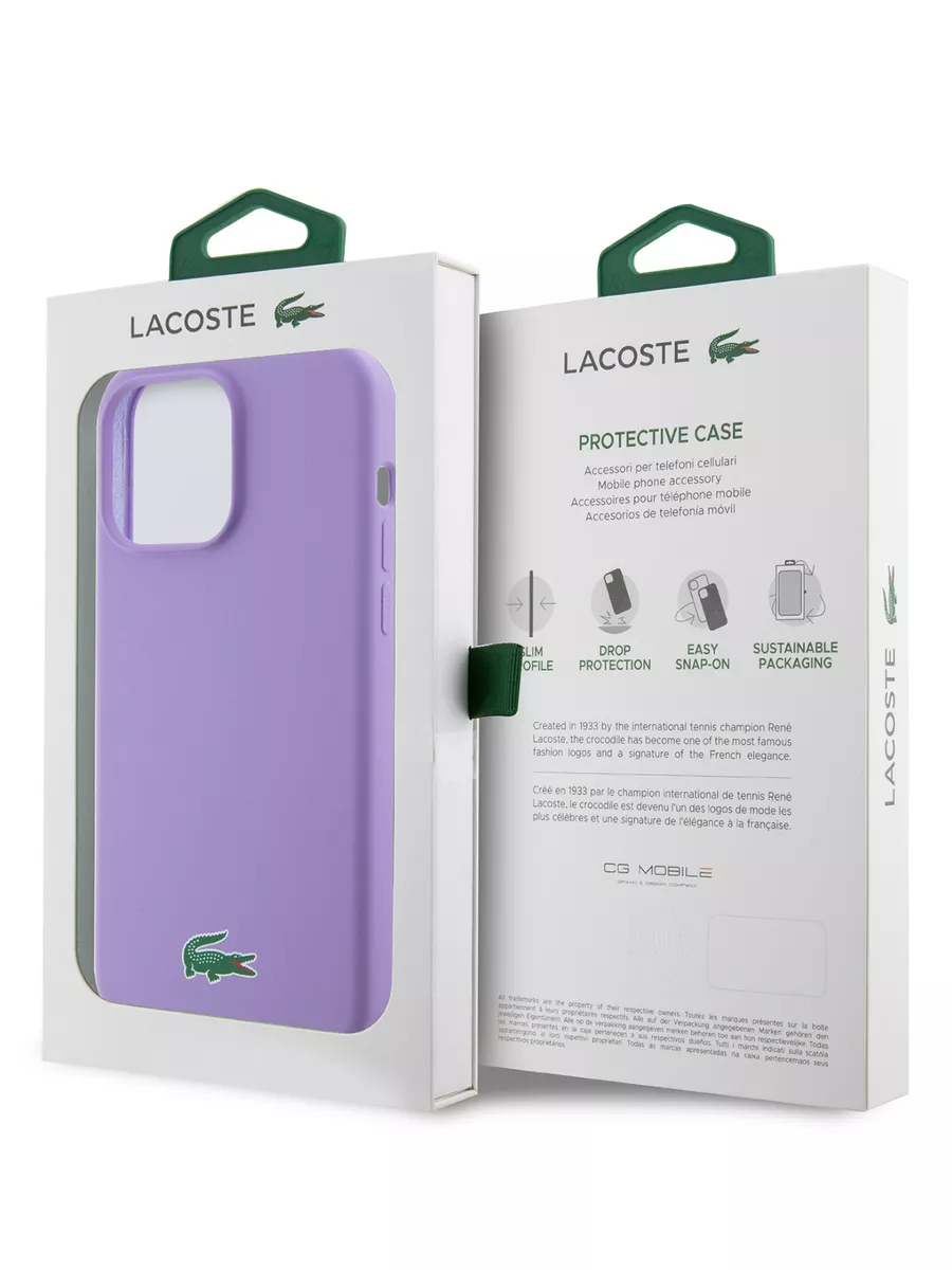 Чехол на iPhone 15 Pro Max MagSafe силикон Liquid silicone Lacoste  193159633 купить за 3 699 ₽ в интернет-магазине Wildberries