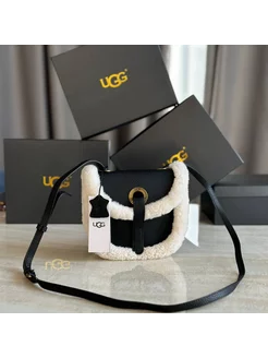 Сумка кожанная с мехом UGG 20/17 Lux 1:1 Komfort House 193225192 купить за 2 952 ₽ в интернет-магазине Wildberries