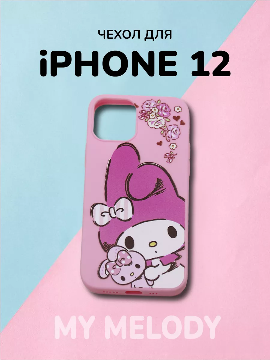 чехол на iPhone 12 Hello Kitty / айфон кейс бампер StickerLab 193316946  купить в интернет-магазине Wildberries