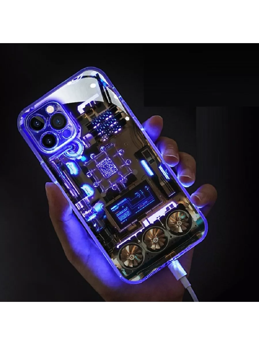 Чехол на iphone 14 pro max с led подсветкой GI&A AIR Case 193407413 купить  за 1 817 ₽ в интернет-магазине Wildberries