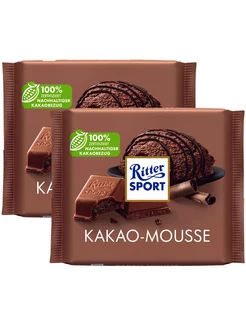 Шоколад Kakao-Mousse молочный с начинкой из какао, 100г,2шт Ritter Sport 193442864 купить за 736 ₽ в интернет-магазине Wildberries