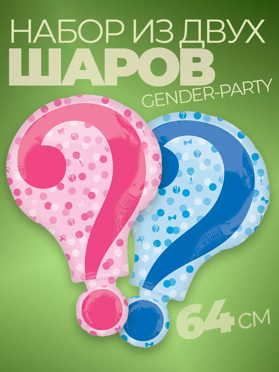 Гендер пати фотозона фольгированные шары мальчик девочка