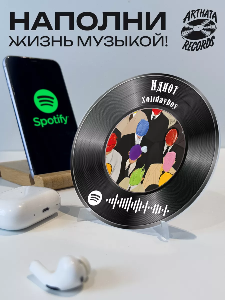 Spotify Постер и брелок Xolidayboy - Идиот Arthata-Records 193453969 купить  за 595 ₽ в интернет-магазине Wildberries