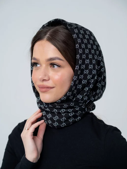 Be Bright Капор женский осенний на флисе, черный, фото 2
