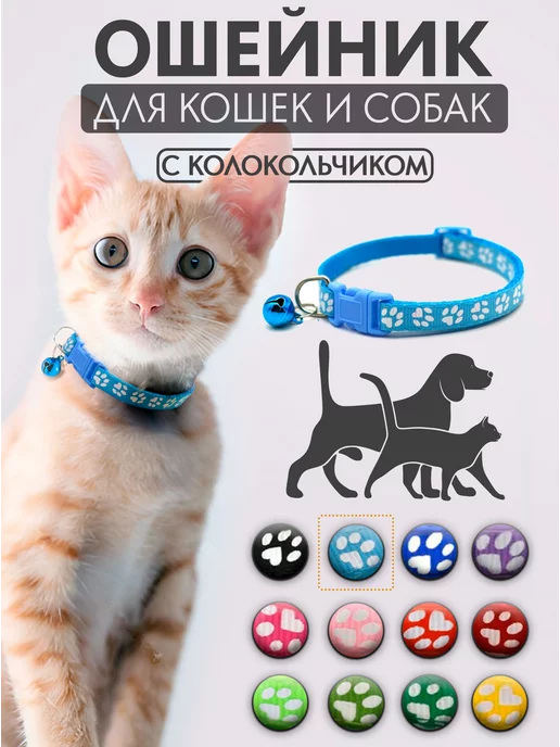 Pet Station Ошейник для кошек и собак мелких пород