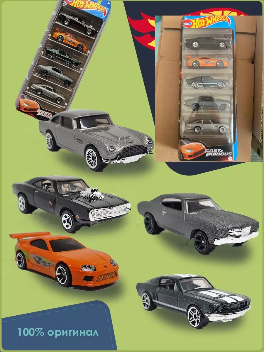 Hot Wheels машинки в наборе 5 штук Хот Вилс 1806 Hot Wheels 193669312  купить в интернет-магазине Wildberries