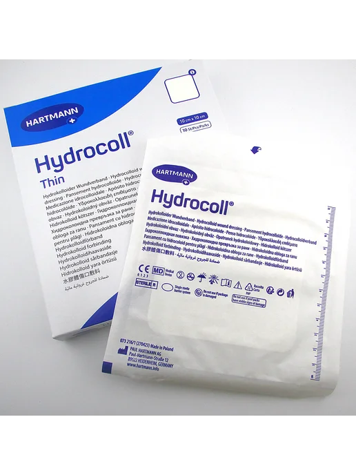 HARTMANN Повязка Hydrocoll thin Гидроколл тин 10х10-1шт, 10x101, 101 шт, фото 3