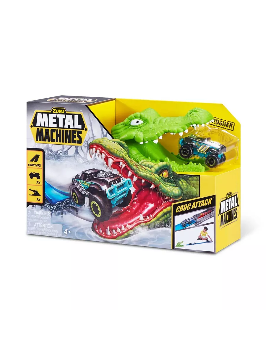 Набор игровой Metal Machines Трек Крокодил 6718 Zuru 193711122 купить за 1  289 ₽ в интернет-магазине Wildberries