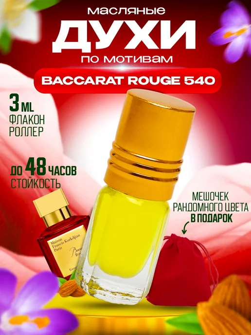 kiss of aroma Масляные духи с феромонами Бакарат Рудж 540