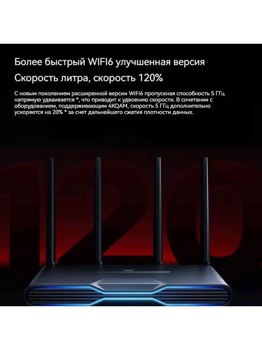 Роутер для интернета вай фай Wi-Fi AX5400 Xiaomi 193793044 купить в  интернет-магазине Wildberries