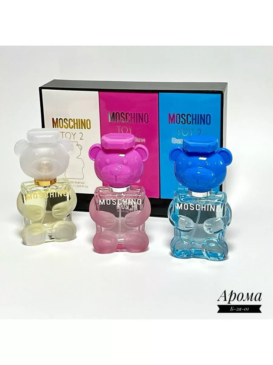 Подарочный набор духи Moschino Москино 3 в 1 NABORY 193826320 купить за 2  063 ₽ в интернет-магазине Wildberries