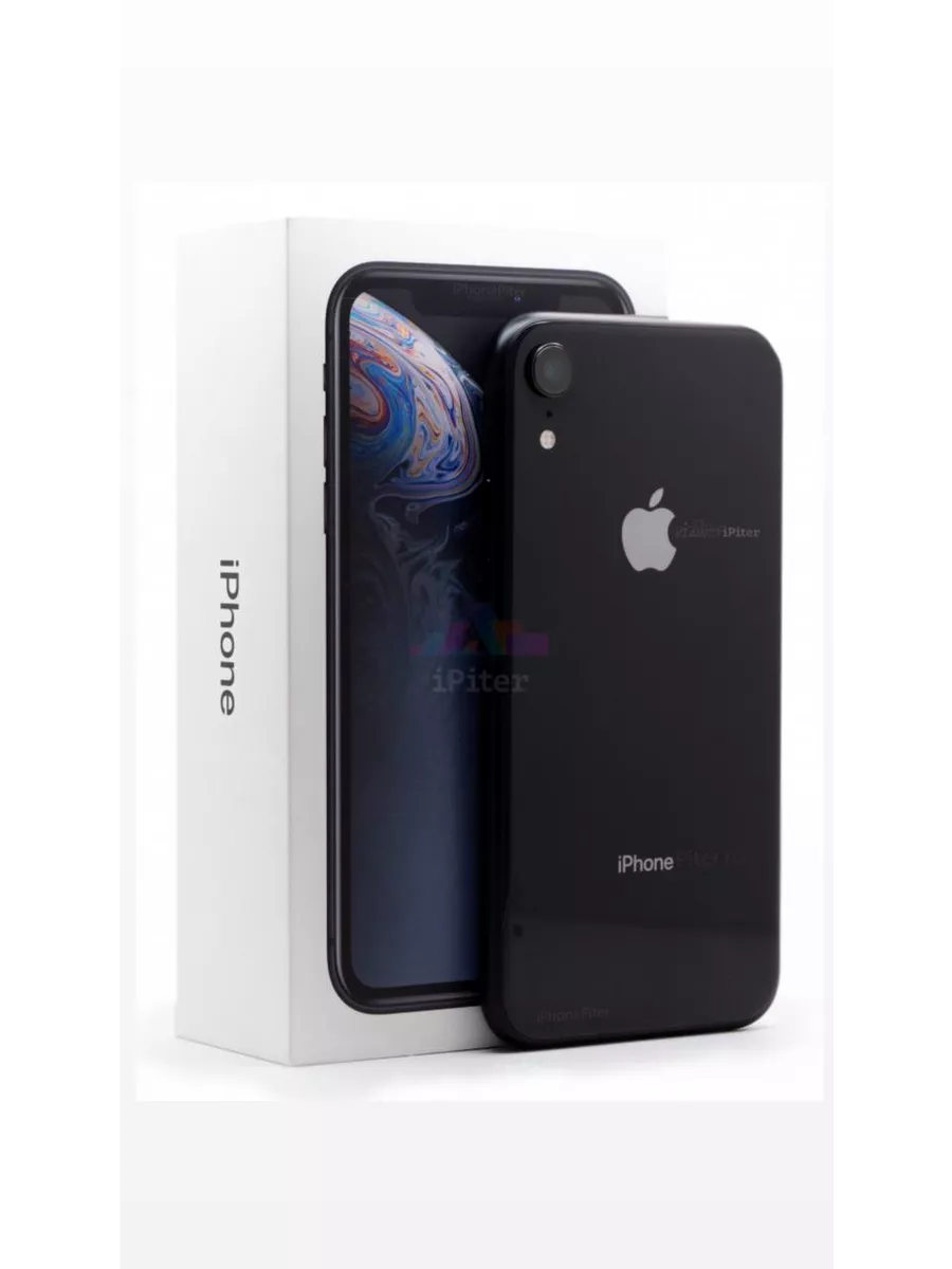 Смартфон iPhone XR 64Gb черный Восстановленный Apple 193839594 купить за 22  788 ₽ в интернет-магазине Wildberries