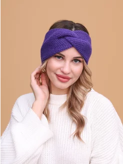 Повязка на голову теплая Olimp_Knit 193856789 купить за 318 ₽ в интернет-магазине Wildberries