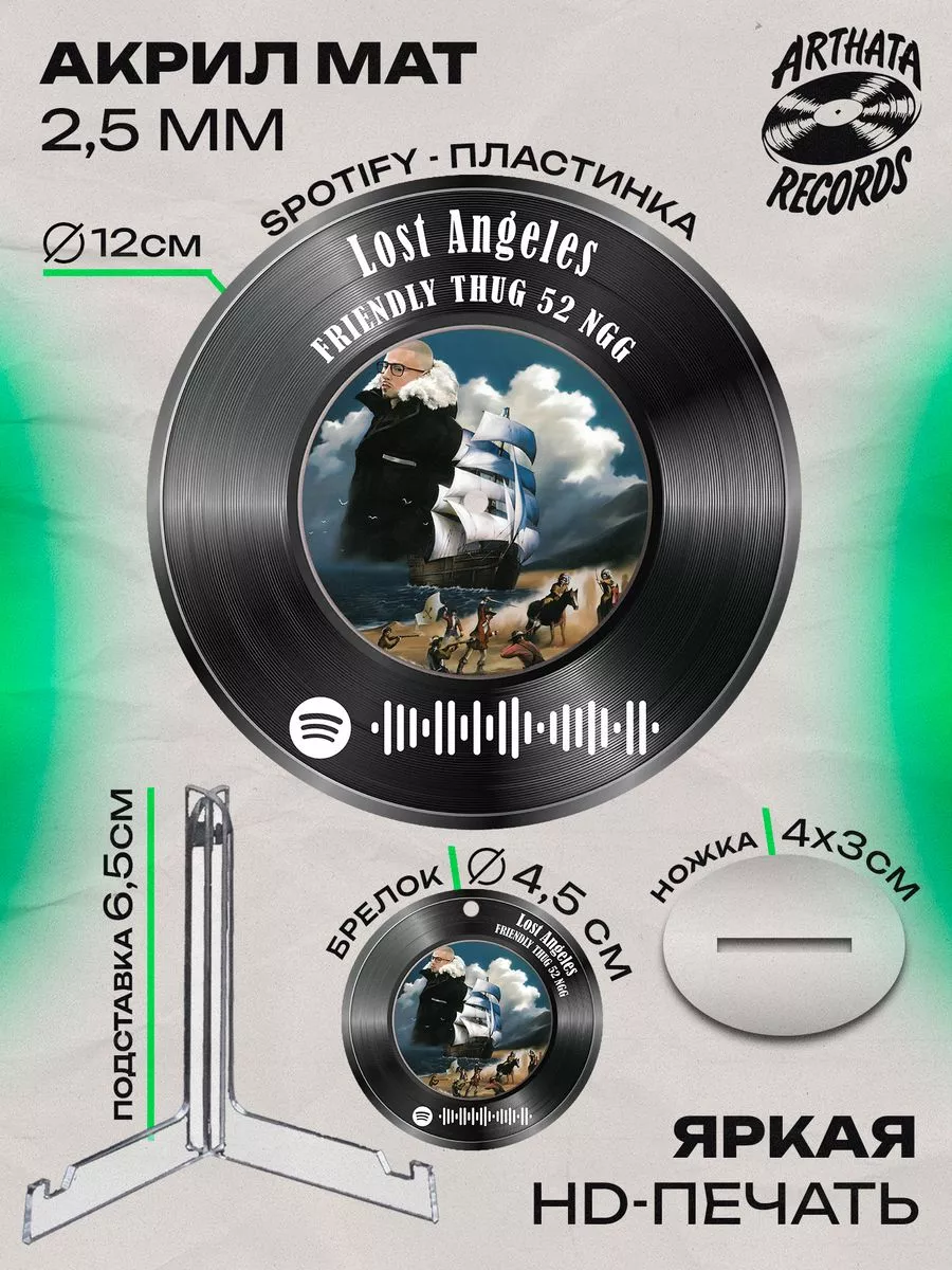 Spotify Пластинка - FRIENDLY THUG 52 NGG - Lost Angeles Arthata-Records  193964623 купить за 522 ₽ в интернет-магазине Wildberries