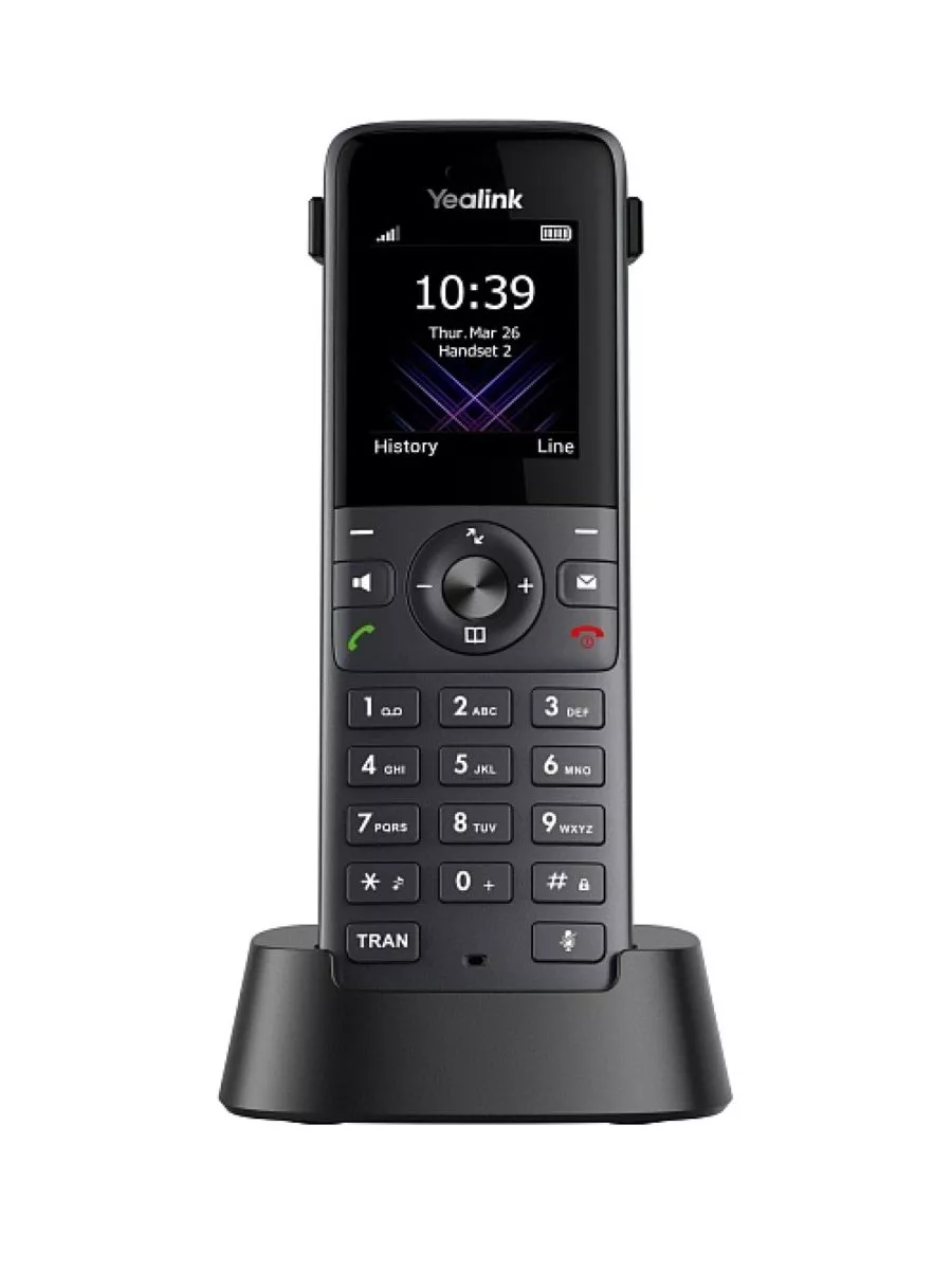 Дополнительная трубка для IP DECT телефон W73H Yealink 193981801 купить за  9 891 ? в интернет-магазине Wildberries