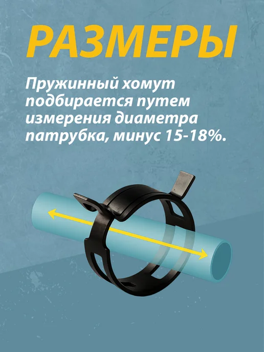 Mgf Mega Fix Хомут пружинный автомобильный 25 мм (10 шт.), 20 шт, фото 2