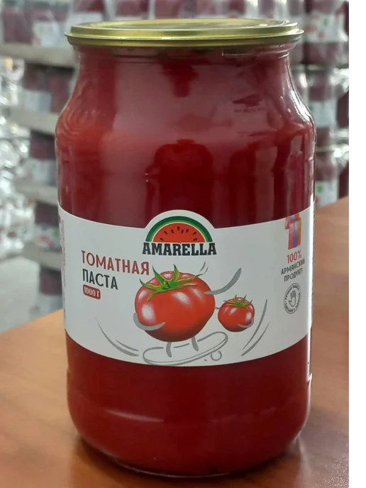 АГРО-ФУД Томатная паста 1000г, 1000 г, фото 2