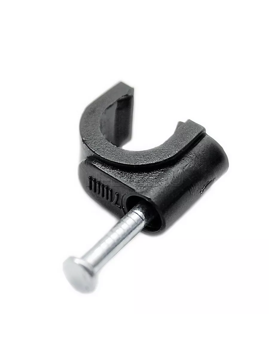 Крепеж кабеля круглый D6#NB (100 шт), Черный
