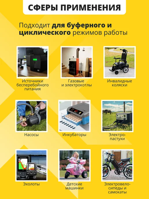 NPP Аккумулятор для ибп 12v 18Ah M5 AGM на компьютер, генератор, вариант, фото 3