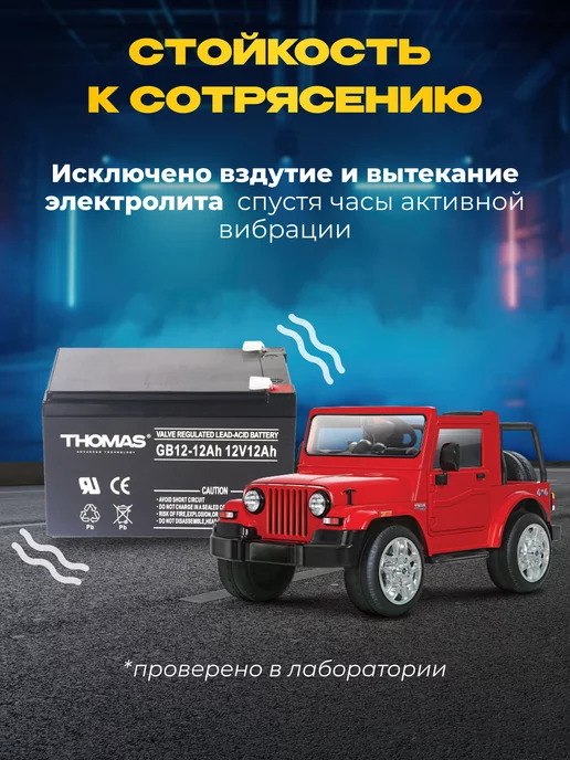 Thomas Аккумулятор ибп 12v 12Ah F2 для эхолота, колонки, инкубатора, вариант, фото 5
