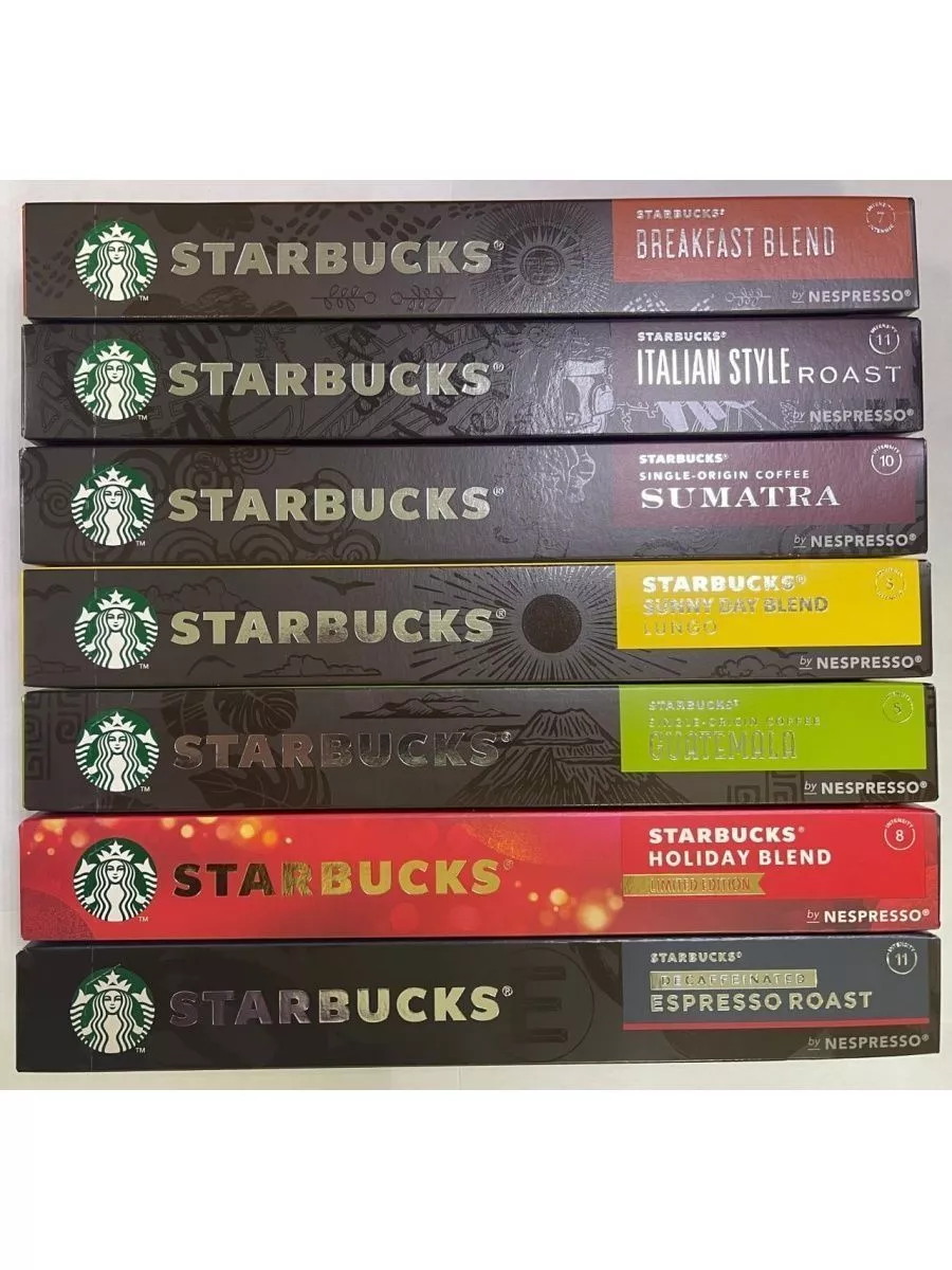 Капсулы Starbucks Coffee Colombia, 1уп.*10 капс. Nespresso 194131095 купить  в интернет-магазине Wildberries