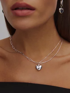 Колье серебро 925 F-Jewelry 194131161 купить за 4 993 ₽ в интернет-магазине Wildberries