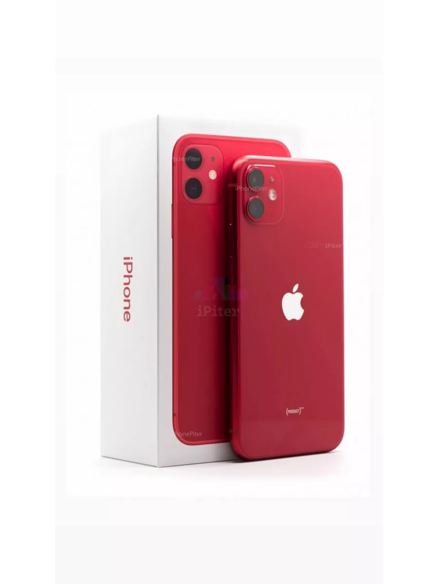 Смартфон iPhone 11 64 Gb красный Восстановленный Apple 194161129 купить за 31 976 ₽ в интернет-магазине Wildberries