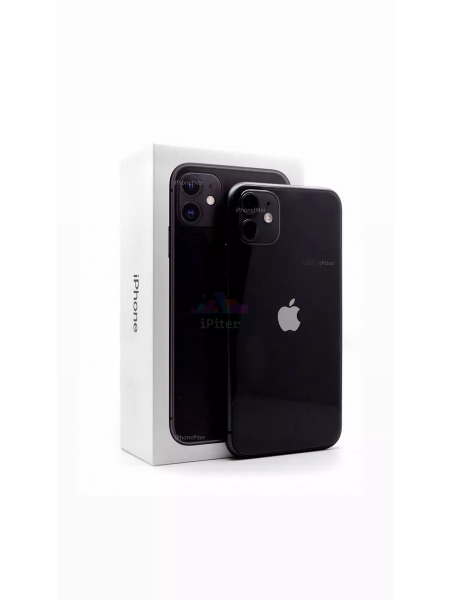 Смартфон iPhone 11 128 Gb черный Восстановленный Apple 194161137 купить за  34 220 ₽ в интернет-магазине Wildberries