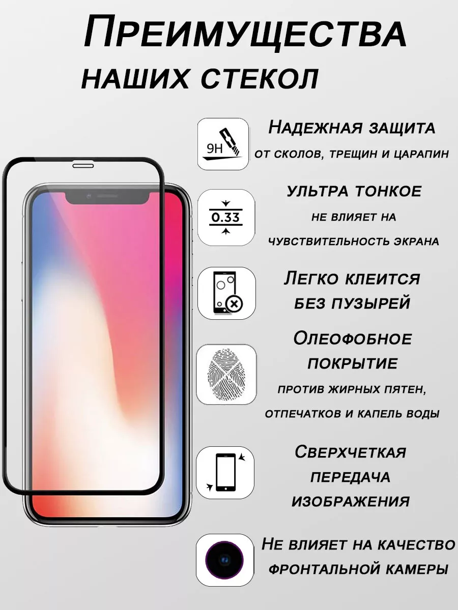 Защитное стекло на iPhone 12 для 12 pro айфон NewAks 194185885 купить за  105 ₽ в интернет-магазине Wildberries