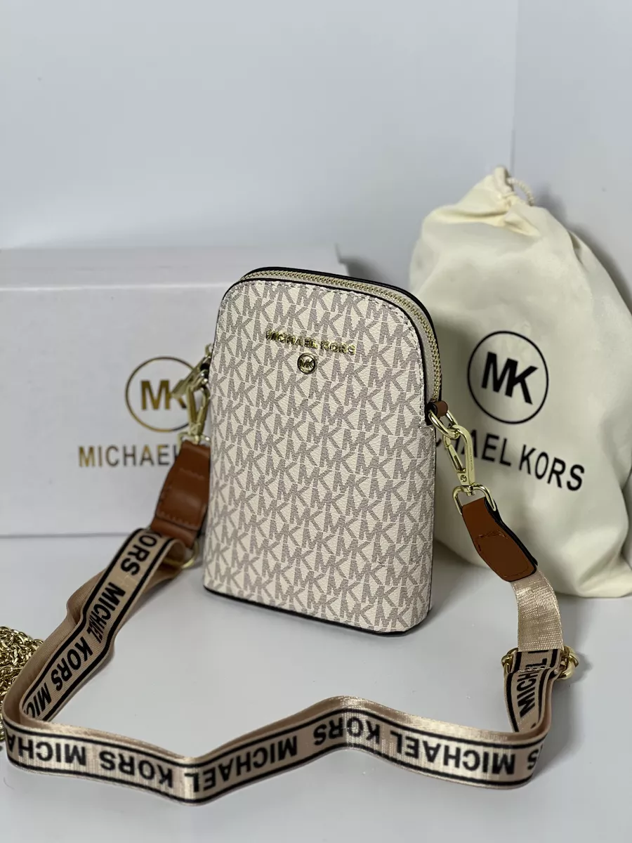 маленькая сумка кошелек для телефона через плечо Michael Kors 194260179  купить за 2 660 ₽ в интернет-магазине Wildberries