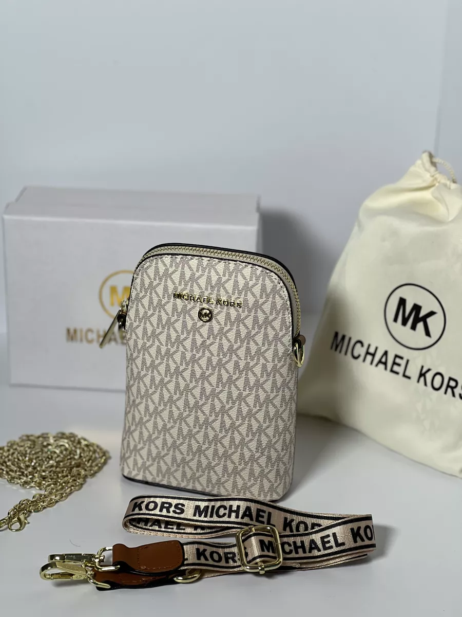 маленькая сумка кошелек для телефона через плечо Michael Kors 194260179  купить за 2 660 ₽ в интернет-магазине Wildberries